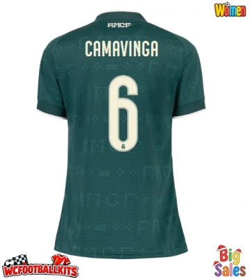 Real Madrid Eduardo Camavinga #6 Replica Away Stadium Shirt for Women 2026-27 Short Sleeve